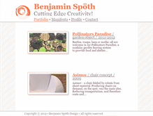 Tablet Screenshot of benjaminspoth.com